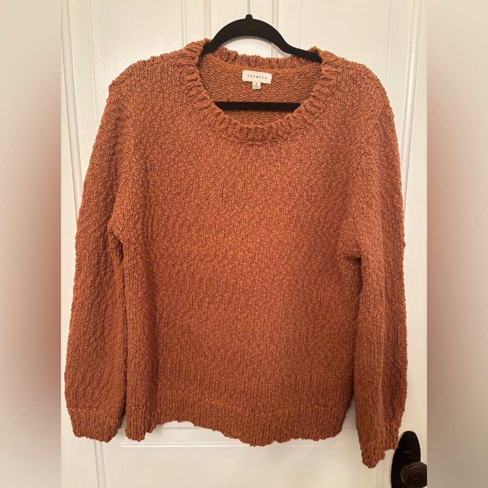 Promesa Women's Rust Sweater small